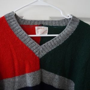 Thane Shetland Wool V Neck Sweater